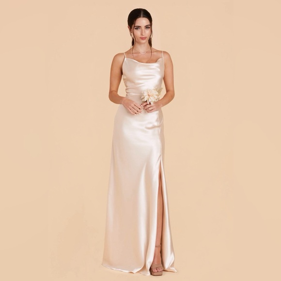Birdy Grey Dresses & Skirts - Birdy Grey Lydia Shiny Satin Dress